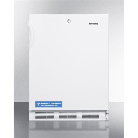 SUMMIT APPLIANCE Summit Appliance CT66LWADA 32.38 x 23.63 x 23.5 in. Freestanding ADA Compliant Refrigerator-Freezer; White CT66LWADA